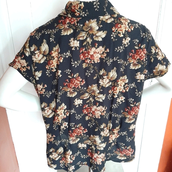 Evan Picone Vintage Floral Blouse - Picture 4 of 5
